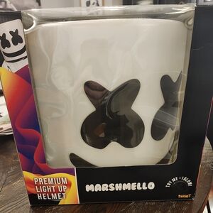 Premium Light Up Helmet - Black and White